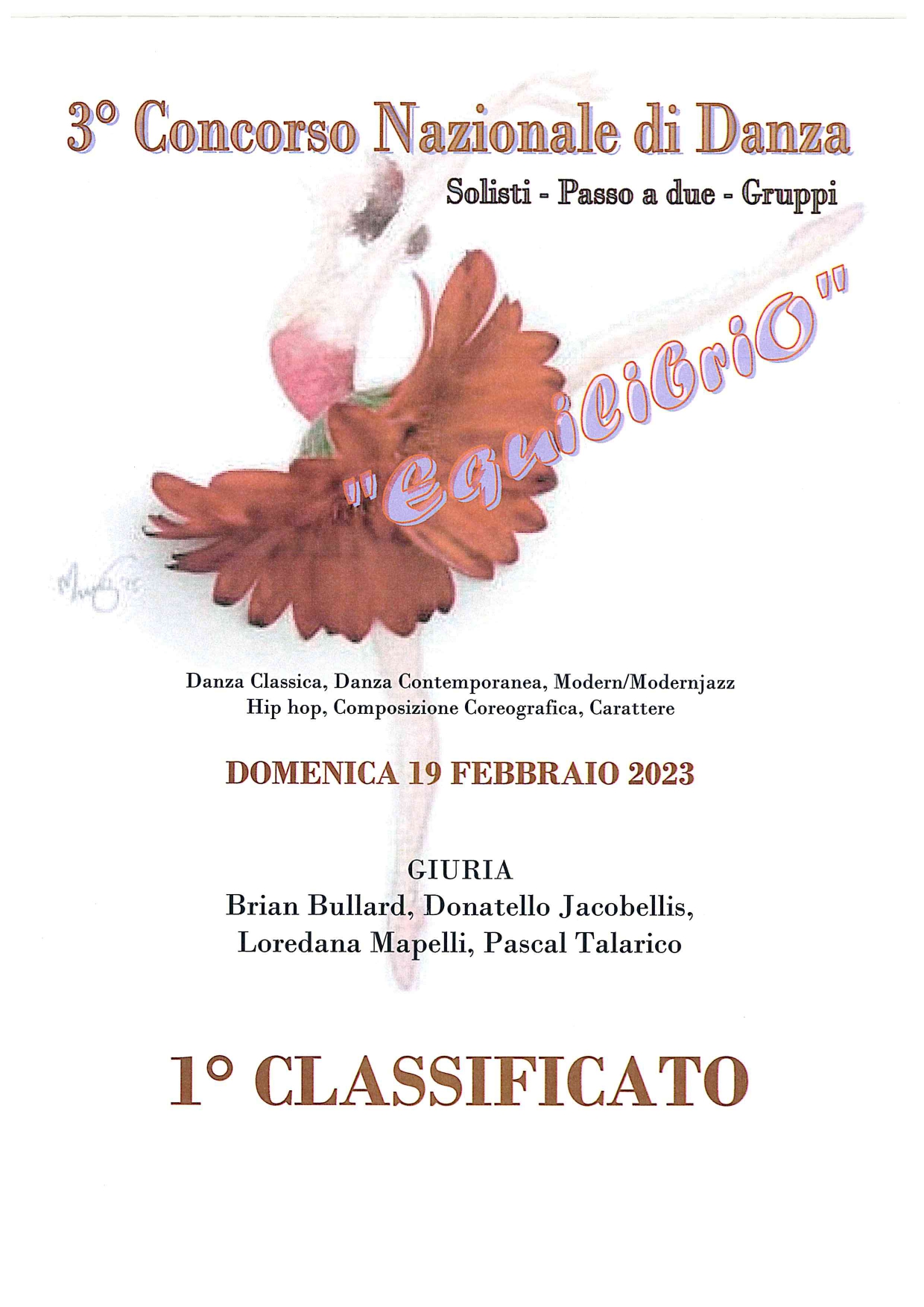 CONCORSO BRONI – DANZA DI CARATTERE