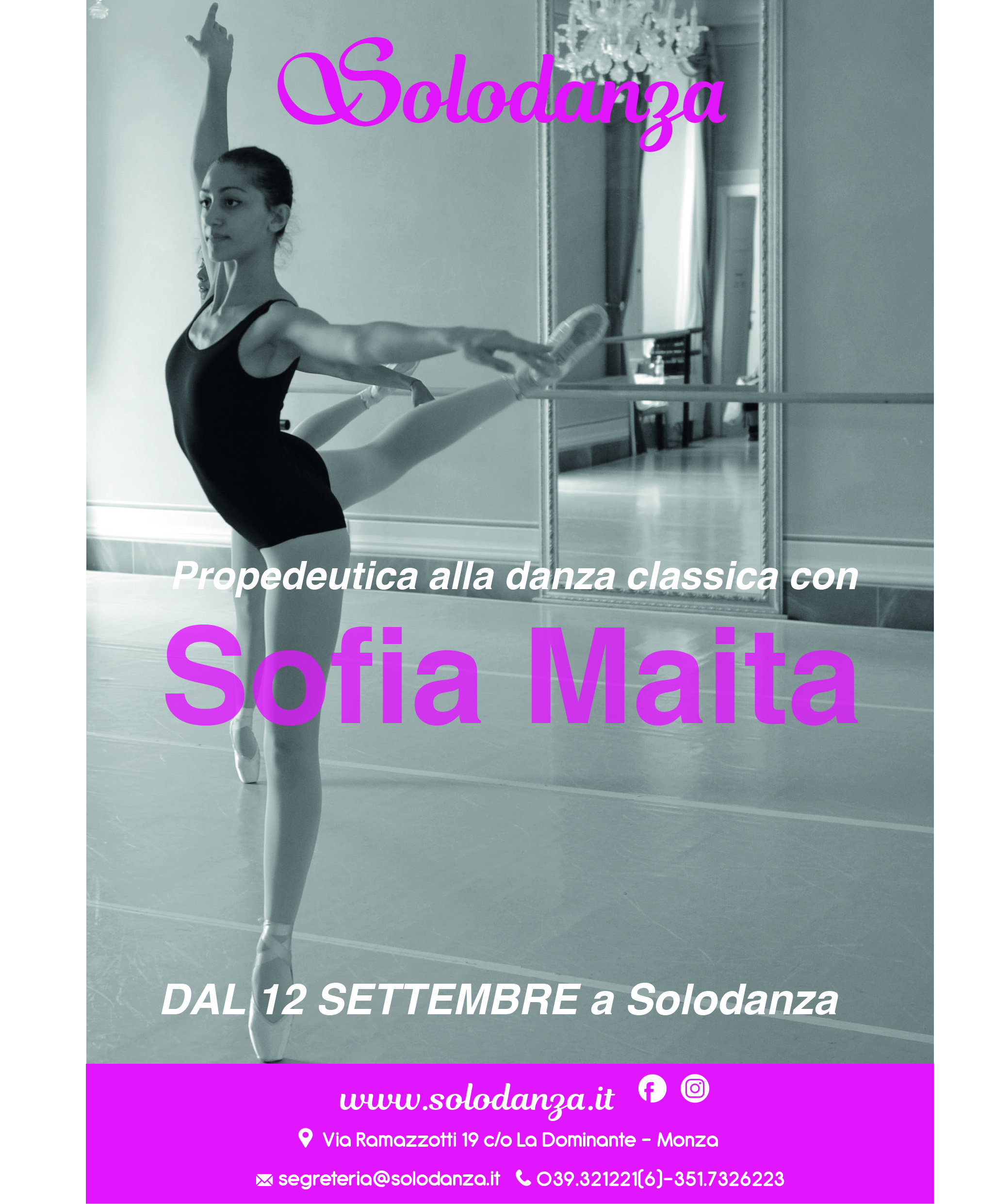 DANZA: CORSI PROPEDEUTICI CON SOFIA MAITA