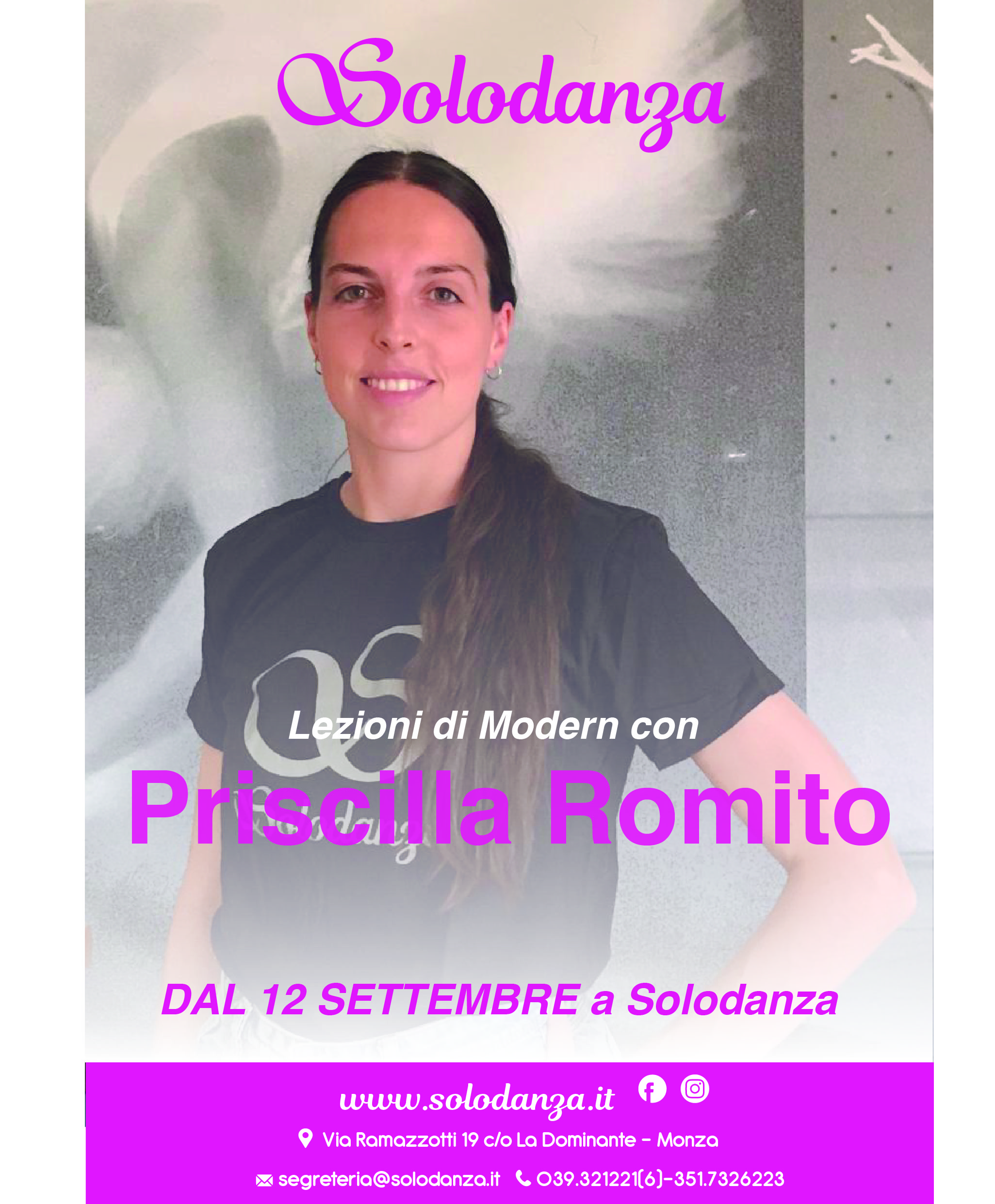 DANZA: MODERN E CONTEMPORARY MODERN CON PRISCILLA ROMITO