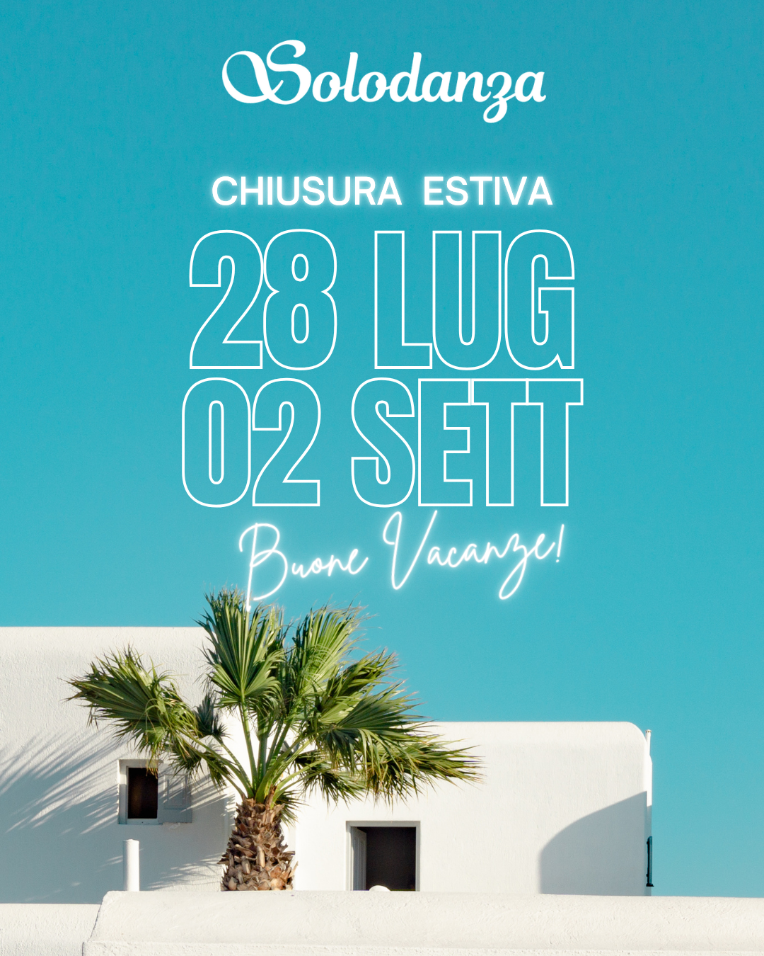 CHIUSURA ESTIVA